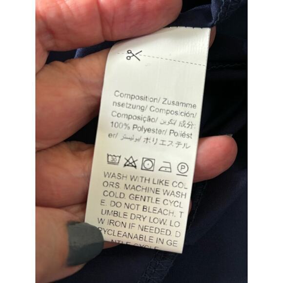 Navy blue tulle layered maxiskirt, OS, whimsigoth, sheer, flowy, dark, moody - Picture 5 of 5